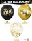 Graduation Balloons, Congrats Grad Balloons 12 Inch Black and Gold Balloon Class of 2026 Gold Confetti Latex Balloon for College High School Happy Graduation Party Decorations Supplies (18Pcs)